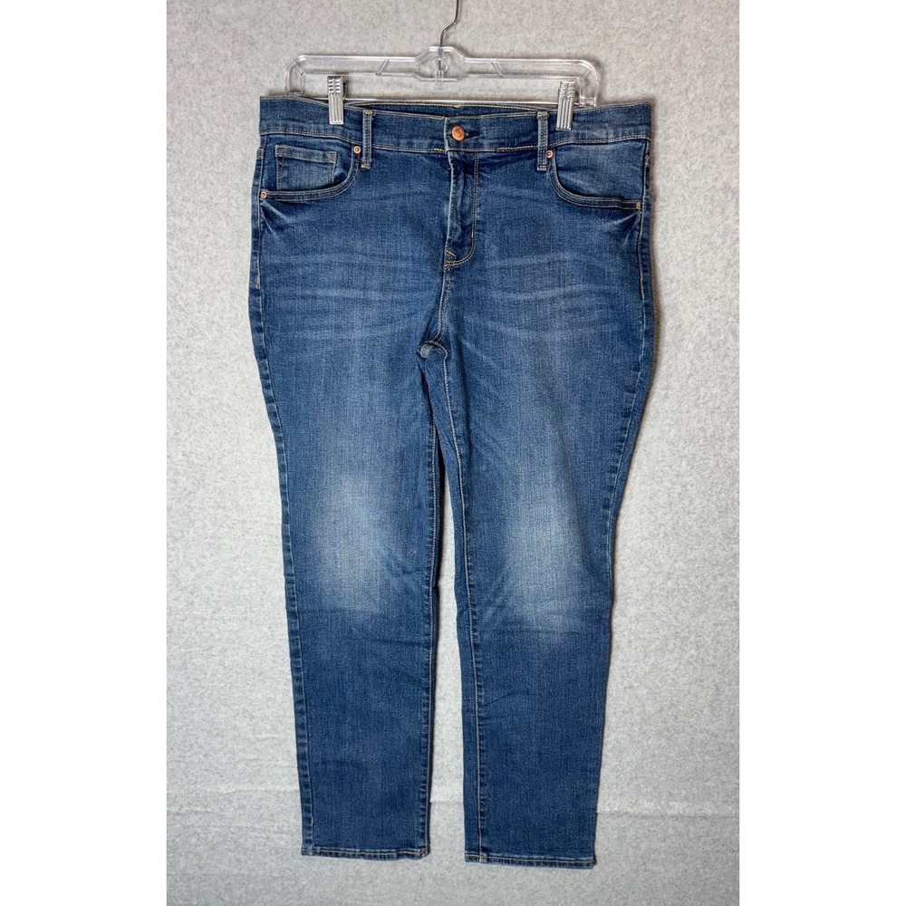 Old Navy Jeans‎ Womens 12 R Denim Original Mid Rise Skinny Leg Slim Fit Blue